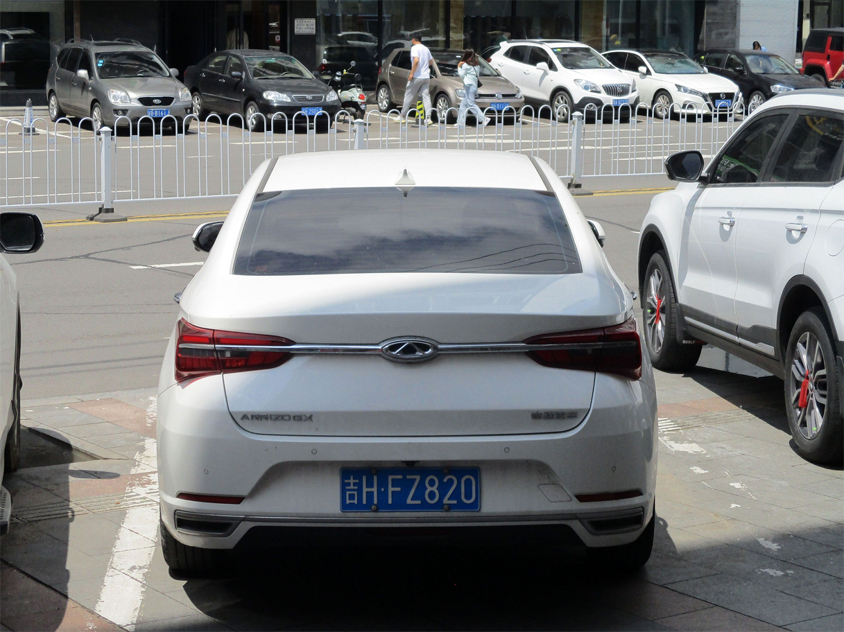 吉H·FZ830, Chery (Chirey) Arrizo 5 (EX/GX) 2nd gen Arrizo GX, 2018–2020