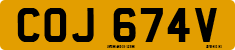 License plate of the United Kingdom, 1963 year system