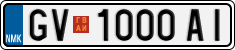 License plate of North Macedonia, Regular plates (2012)
