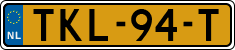 License plate of the Netherlands, Agricultural vehicles