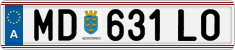 License plate of Austria, Regular plates