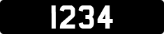 License plate of Guernsey, Regular plates