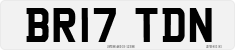 License plate of the United Kingdom, 2001 year system