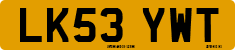License plate of the United Kingdom, 2001 year system