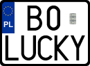 License plates of Poland, Vanity Plates