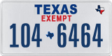 Texas, Exempt (123-4567)