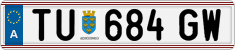 License plate of Austria, Regular plates