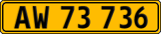License plate of Denmark, Commercial vehicles