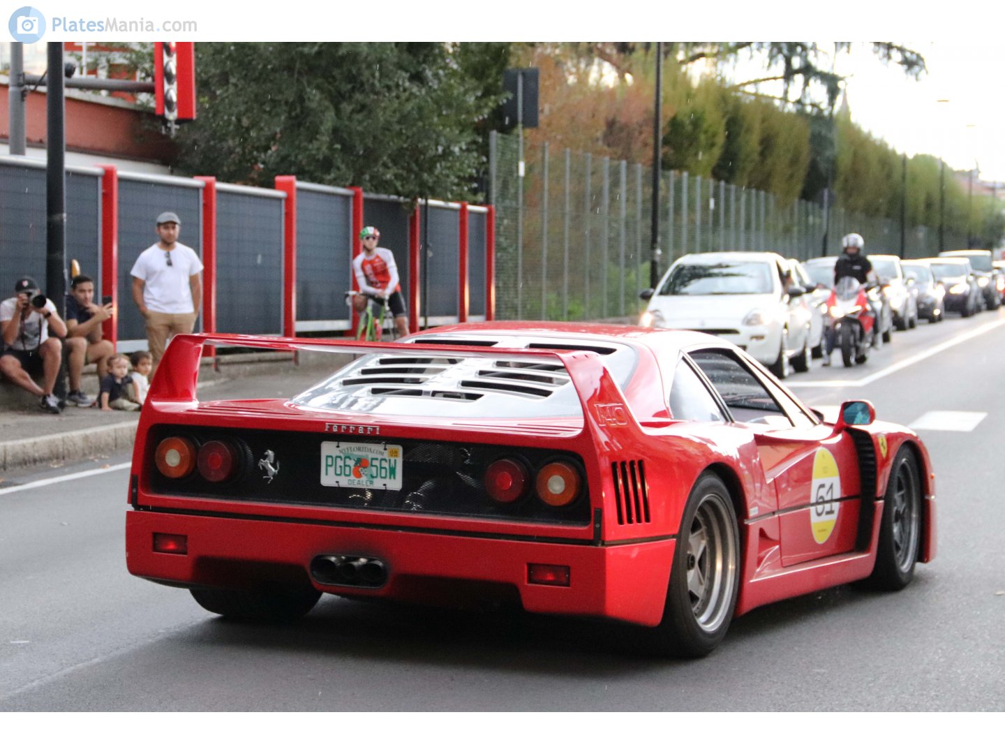 PG6 56W, Ferrari F40 1st gen (F120), 1987–1992