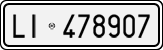 License plate of Italy, Cars (1927 year series)