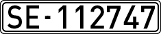 License plates of Spain, 1900 year series