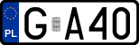 License plates of Poland, Regular car plates