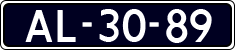 License plate of the Netherlands, Imported oldtimers (cars)