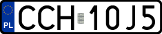 License plates of Poland, Regular car plates