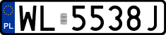 License plates of Poland, Regular car plates