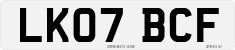 License plate of the United Kingdom, 2001 year system