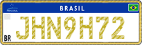 License plate of Brazil, Diplomatic (Mercosul)