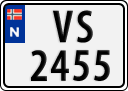 License plate of Norway, Trailers, motorcycles, special vehicles