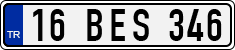 License plate of Turkey, Regular plates