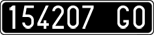 License plate of Italy, Cars (1927 year series)