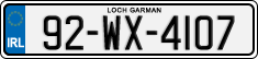 License plate of Ireland, Regular plates