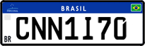 License plate of Brazil, Private owners (Mercosul)