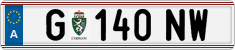 License plate of Austria, Regular plates