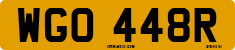 License plate of the United Kingdom, 1963 year system