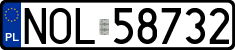 License plates of Poland, Regular car plates