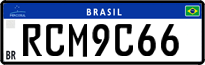 License plate of Brazil, Private owners (Mercosul)