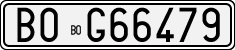 License plate of Italy, Cars (1927 year series)