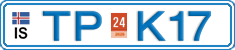License plate of Iceland, Cars