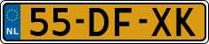 License plate of the Netherlands, Cars