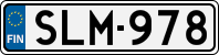 License plate of Finland, Cars