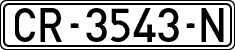 License plates of Spain, 1971 year series