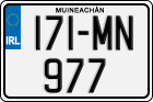 License plate of Ireland, Regular plates