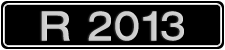 License plate of Iceland, Oldtimers