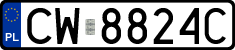 License plates of Poland, Regular car plates