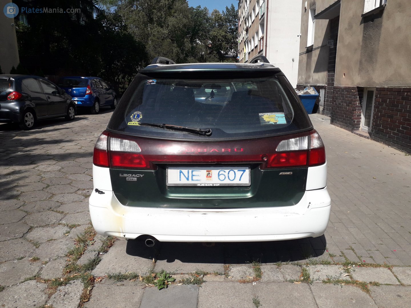 NE 607, Subaru Legacy 3rd gen Wagon (BH), 1998–2003
