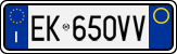 License plate of Italy, Cars (1994 year series)