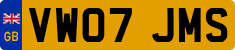 License plate of the United Kingdom, 2001 year system