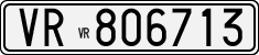 License plate of Italy, Cars (1927 year series)