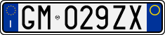 License plate of Italy, Cars (1994 year series)