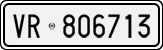 License plate of Italy, Cars (1927 year series)