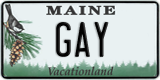 Maine, Vanity Plates