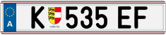 License plate of Austria, Regular plates