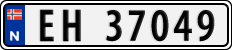License plate of Norway, Cars