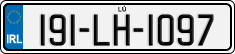 License plate of Ireland, Regular plates