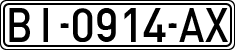 License plates of Spain, 1971 year series
