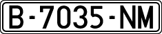License plates of Spain, 1971 year series